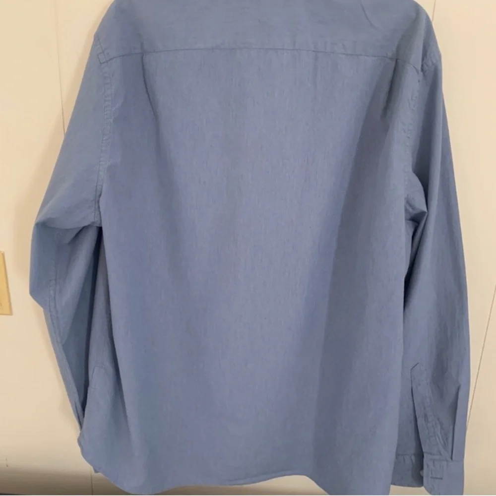 Excellent Preowned Condition Mercantile Long Sleeve Button Down Shirt Size XL.